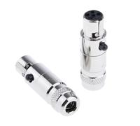 Zambuph Connecteurs Mini XLR 5 broches et prises XLR mâles et femelles : interface simple et pour systèmes audio professionnels. Connecteurs pour câbles Pour micro 5 broches.