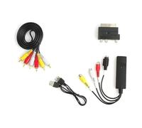 Zambuph Convertisseur vidéo USB 0 VHS vers DVD pour XP/7/8/10/11, convertisseur de Cassette Mini DV vers numérique ABS VHS VHSC