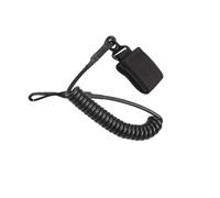 Zambuph Corde de lanière élastique multifonctionnelle pour activités de plein air, sangle sécurité tactique Anti-perte, militaire à ressort, noir