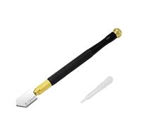 Zambuph Coupe-verre à large Application, projets d'art en verre à faire soi-même, ensemble de goutteurs de coupe-verre en métal, Kit d'outils coupe-verre facile, E