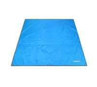 Zambuph Couverture de plage étanche poche pliante Camping tapis extérieur anti-sable randonnée escalade pique-nique auvent tapis bâche, Bleu, M