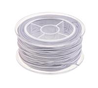 Zambuph Création de bijoux avec du cordon élastique blanc, fil de perles, fil extensible pour la création et la personnalisation bijoux, cordon extensible pour loisirs créatifs, carnets, masques