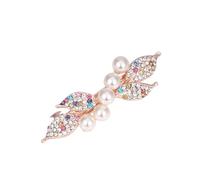 Zambuph Cristal perle feuille épingle à cheveux Festival mariage fiançailles décoration mode pince à cheveux coiffure chapeaux accessoires, Coloré