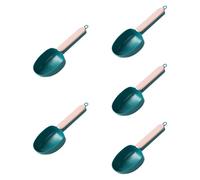 Zambuph Cuillère à goûter avec long manche, cuillère doseuse pour animaux, bord surélevé pour un dosage facile, cuillères pour la cuisine et les aliments pour animaux, cuillères doseuses