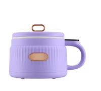 Zambuph Cuiseur électrique de Pot intérieur antiadhésif pour la cuisson multifonction cuiseur de nouilles cuisson marmite électrique, violets