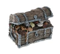 Zambuph Décoration d'aquarium : cachette pour Poissons, Coffre au trésor, Ornement pour Aquarium conçu pour Le Plaisir des Yeux. Fabriqué en résine sans Danger pour Les Poissons et Les Plantes. Conçu