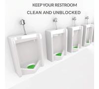 Zambuph Désodorisant d'urinoir inoffensif et respectueux de l'environnement pour hommes, écrans d'urinoir, désodorisant, déodorant d'urinoir pour hommes, toilettes, Vert