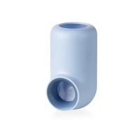 Zambuph Distributeur de dentifrice mural Support de distribution tubes Étagère rangement rechargeable Chambre d'hôtel Salle bain Salle bain, Bleu