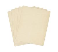 Zambuph Double face sourcil pratique peau Silicone blanc Microblading coloration Pour bonne résilience corps Art formation pour débutant, 5 pièces