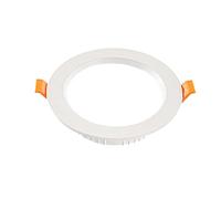 Zambuph Downlight LED mince, Large Application, éclairage moderne peu encombrant pour pièce, lampe ronde en métal encastrée pour le plafond, antirouille, Lumière neutre-4000K, 24W 19-21CM
