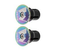 Zambuph Embouts de guidon de vélo durables à visser, faciles à installer, pour une utilisation prolongée. Construction robuste et légère, Marques M colorées, 3.2 x 2.6 cm