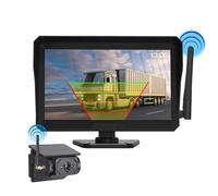 Zambuph Enregistreur de True HD 1080p avec Installation sans Fil, Objectif Angle, caméra de Tableau Bord magnétique sans Fil ABS, Dix Pouces