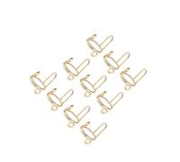 Zambuph Ensemble de 10 anneaux d'ongles tendance et confortables, ajustables, pour les passionnées de nail art en quête d'élégance au quotidien. Convient, or