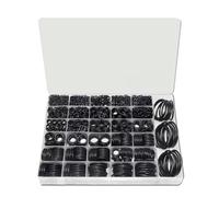 Zambuph Ensemble de 1540 joints toriques en caoutchouc résistants et élastiques, adaptés Pour aux robinets, Pour aux équipements hydrauliques et applications sous pression, Il existe des