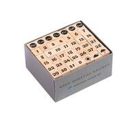 Zambuph Ensemble de sceaux Faits à la Main, Mignon, pour projets de Bricolage Uniques et créatifs, Sceau Papeterie décoratif en Bois, Ensemble sceaux numériques, tapez+3