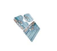 Zambuph Ensemble de tapis de toilette et de salle de bain en,Étoile de mer