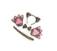 Zambuph Ensemble Serre-tête Oreilles, Queue, nœud Papillon et Gants. Accessoires de déguisement Amusants pour Enfants. Les déguisements et Les événements Deviennent Plus spéciaux. Ensemble de