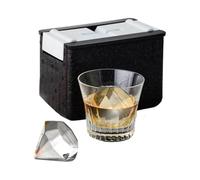 Zambuph Fabricant de boules de glace en plastique Silicone sphérique boîte glaçage plateau plateaux moules lavable congélateur fabricants moules barres cuisine, Cristal