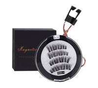 Zambuph Faux-cils magnétiques transparents à tige souple, pour un look confortable, sensation biomimétique naturelle, aspiration magnétique, KS02-4