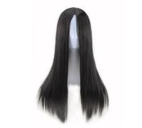 Zambuph Femmes perruque réglable longue droite Cosplay respirant portable faux cheveux résistant à la chaleur décoration Costume postiche, Type 1