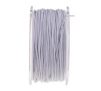 Zambuph Fil élastique blanc pour la création de bijoux DIY, cordon élastique pour perles, bracelets et créations uniques, cordon pour loisirs créatifs, carnets, masques