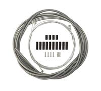 Zambuph Gaine de câble de vélo résistante au froid, câble dérailleur intérieur, revêtement PVC robuste, résistance au froid et à la chaleur, freins et arrière en acier inoxydable.