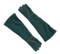 Zambuph Gants Souples pour Soudure électrique - Durabilité au Mieux Gants Anti-morsures en Cuir manipulant des Animaux Scratch Cat