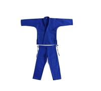 Zambuph Gi de Judo, Kimono de jiu-Jitsu, Uniforme karaté, vêtement d'entraînement Respirant et léger en Coton pour Les Arts Martiaux, vêtements karaté, Bleu, 180 cm