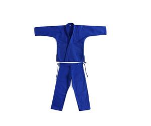 Zambuph Gi de Judo, Kimono de jiu-Jitsu, Uniforme karaté, vêtement d'entraînement Respirant et léger en Coton pour Les Arts Martiaux, vêtements karaté, Bleu, 180 cm