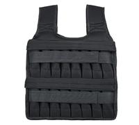 Zambuph Gilet lesté pour homme, 10 kg, réglable, avec poche rembourrée, sans poids, équipement d'exercice et de sport en plein air