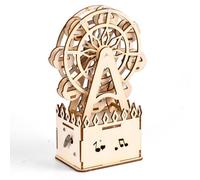 Zambuph Grande Roue en Bois modèle Kit Science Jouet Accessoire projets de Construction éducation Apprentissage Jouets Outils pédagogiques Roues du Ciel