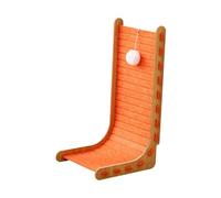 Zambuph Griffoir Durable pour Chat, Tapis de Couchage Confortable, idéal pour Faire Ses Griffes, résistant à l'usure des Meubles, Accessoire pour Animaux, Orange, 30 x 33 x 60 cm