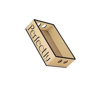 Zambuph Griffoir résistant pour Chats d'intérieur, lit-griffoir en Carton, Espace de Jeu et de Repos, Convient pour aux Chats Petite, Moyenne et Grande Taille, Parfaitement, 47 x 31.5 x 14 cm