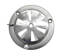 Zambuph Grille d'aération Ronde en Acier Inoxydable avec réglage pour Une Meilleure régulation de la température - Grille d'aération réglable pour Barbecue et fumoir