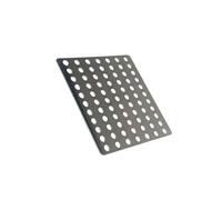 Zambuph Grille de bonde de Douche carrée conçue pour Une évacuation l'eau, empêchant la Stagnation d'eau dans la Douche et Les Toilettes. Fabriquée en Acier Inoxydable. Grille bonde pour