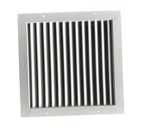 Zambuph Grille de ventilation en alliage d'aluminium Pour assurant une ventilation efficace des espaces de travail, avec persiennes classiques et grilles reprise d'air, pour les habitations les
