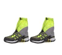 Zambuph Guêtres de Neige Anti-saleté 20D Enduit de Silicone Plaid Anti-Rayures Conception Bande élastique Chaussures Confortables Housse, Vert