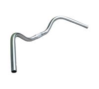 Zambuph Guidon de vélo confortable et fiable pour de longues sorties sans inconfort. Guidon en alliage, construction simple. Accessoires cyclisme, Argent, Fer à repasser 54 cm