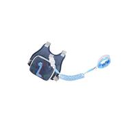 Zambuph Harnais-laisse multifonction pour tout-petits avec attache anti-perte au poignet et corde élastique pour plus de sécurité et de rangement lors des promenades en, bleu foncé, 22.5 x 23.5 cm
