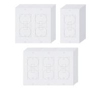 Zambuph Joints d'étanchéité pour Prises et interrupteurs, calfeutrage des Courants d'air, plaques murales faciles à Installer, empêchent Les fuites d'air, améliorent Le