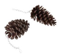 Zambuph Jouet à mâcher pour Perruche calopsitte, Ara et Perroquet Gris du Gabon : stimule l'intelligence des Oiseaux pour Un Bien-être Optimal. Mangeoire et perchoir en Forme