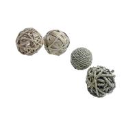 Zambuph Jouets de Hamster Jouets de Morsure pour Une pour Joie sans Fin et Une récréation sûre avec des Techniques Tissage à la Main exquises Cochon d'Inde en Coton, 1.2.3.4 Ensemble