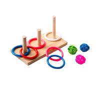 Zambuph Jouets éducatifs interactifs pour perroquets favorisant Le développement cognitif grâce à des activités stimulantes et ludiques. Accessoire idéal pour Apprendre des Tours pour aux perruches