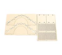 Zambuph Kit de Construction de Pont en Arc Fait Main pour Enfants : Un Jouet éducatif en Bois, idéal pour des projets scientifiques. Ce kit Comprend Un modèle Pont Arc à Monter soi-même, Ainsi