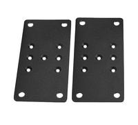 Zambuph Kit de fixation fiable pour pergola et clôture ; base de poteau terrasse durable ; installation facile pour les constructions extérieures ; plaque base pour terrasse ; ancrages