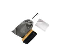 Zambuph Kit de Nettoyage pour disques vinyles avec Sac de Rangement. Comprend des Outils Nettoyage Haut Gamme, Dont Une Brosse en Velours et Une Mini-Brosse. Kit Portable et Professionnel