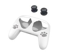 Zambuph Kit de pour Manette de Jeu, étui en Plastique résistant et Transparent, Motif Patte Chat, antidérapant et Anti-poussière, Compatible avec Les manettes Jeux vidéo.