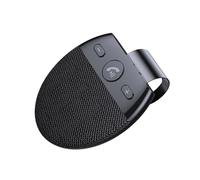 Zambuph Kit de voiture haut-parleur mains libres pour la lecture de musique ABS voiture sans fil Bluetooth 5.0 haut-parleur Kit mains libres véhicule