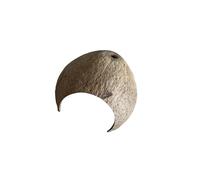 Zambuph La cabane en coquilles de Noix de Coco Hermit Growth Offre Un décor Magnifique et Un Espace spacieux pour l'élevage Confortable d'animaux Aquatiques. Bords Lisses et Confortables