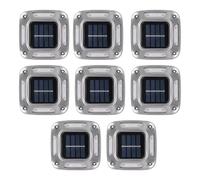 Zambuph L'étape lumineuse allume le jardin enterré par route allume l'extérieur stable et durable. Camping en plein air LED extérieure, lumière blanche, 8 pièces